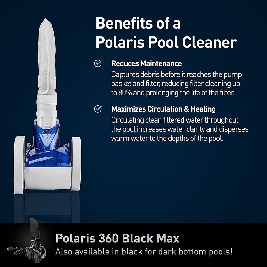 Polaris Vac-Sweep 360 Pressure Inground Pool Cleaner. Triple Jet Powered
