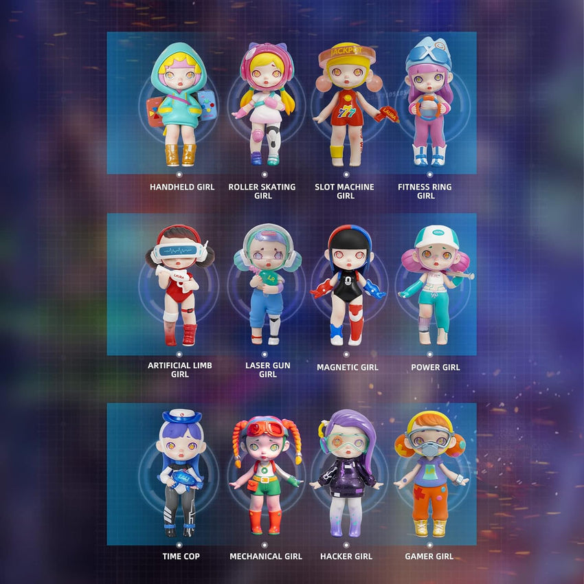 12-Pack Blind Box. Fashion Trendsetters Series Cute Blind Box Action Figures Popular Collectible Toys Birthday Halloween Christmas Gifts