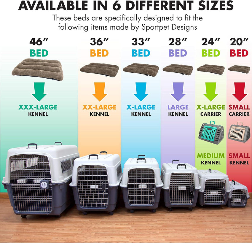 SportPet Designs Plastic Kennels Rolling Plastic Airline Approved Wire Door Travel Dog Crate. XXX-Large. Gray