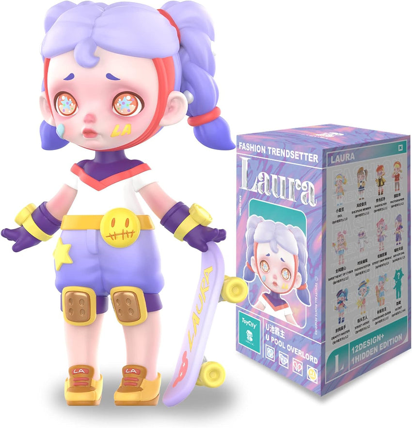 12-Pack Blind Box. Fashion Trendsetters Series Cute Blind Box Action Figures Popular Collectible Toys Birthday Halloween Christmas Gifts