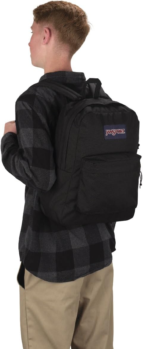 Durable. Lightweight Bookbag with 1 Main Compartment