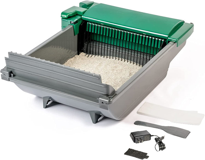 Pet Zone Smart Scoop Automatic Litter Box (Self Cleaning Litter Box. Cat Litter Box with No Expensive Refills)