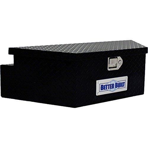 BETTER BUILT 66212321 UTILITY TRAILER TONGUE TOOL BOX. BLACK. WIDE. V SHAPED 39INX16.5INX12IN