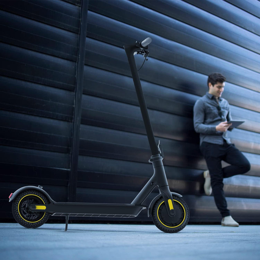 Electric Scooter -500W Motor 10 Solid Tires.Up to 18 Miles Long-Range and 19 MPH Portable Folding Commuting Scooter for Adults