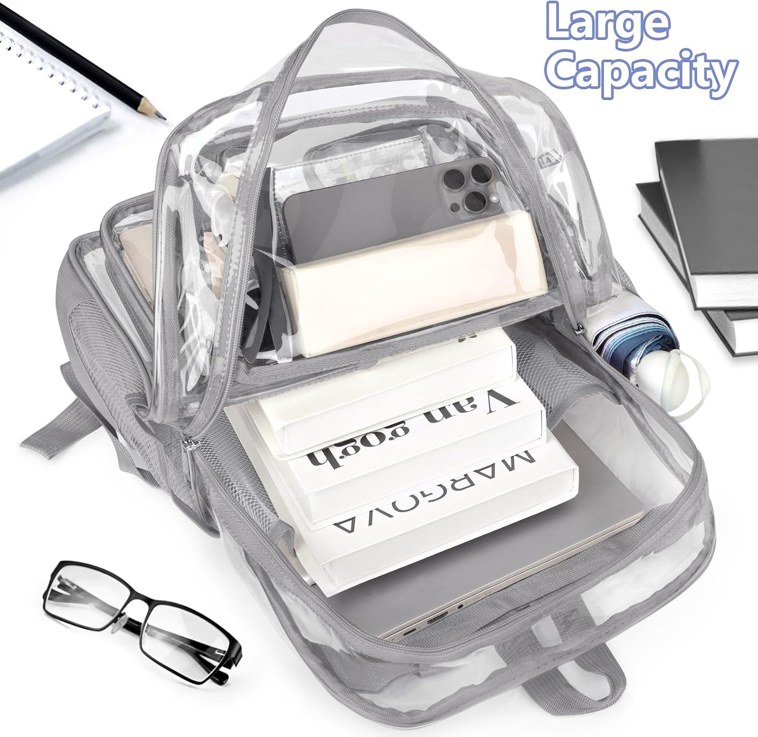 Clear Backpack for School