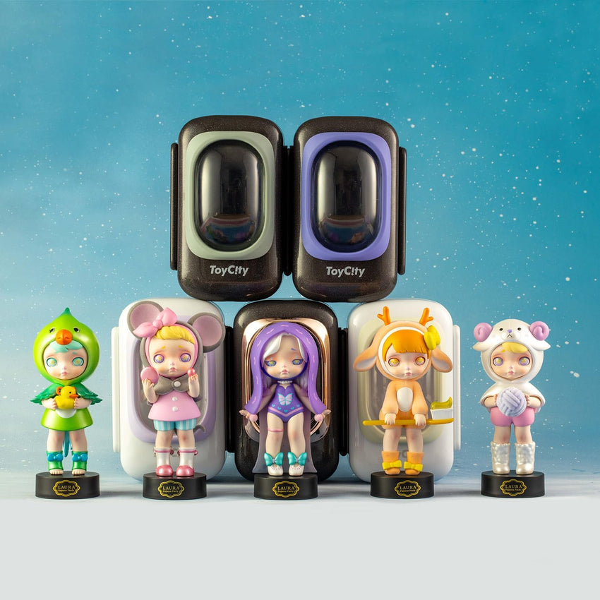 12-Pack Blind Box. Fashion Trendsetters Series Cute Blind Box Action Figures Popular Collectible Toys Birthday Halloween Christmas Gifts