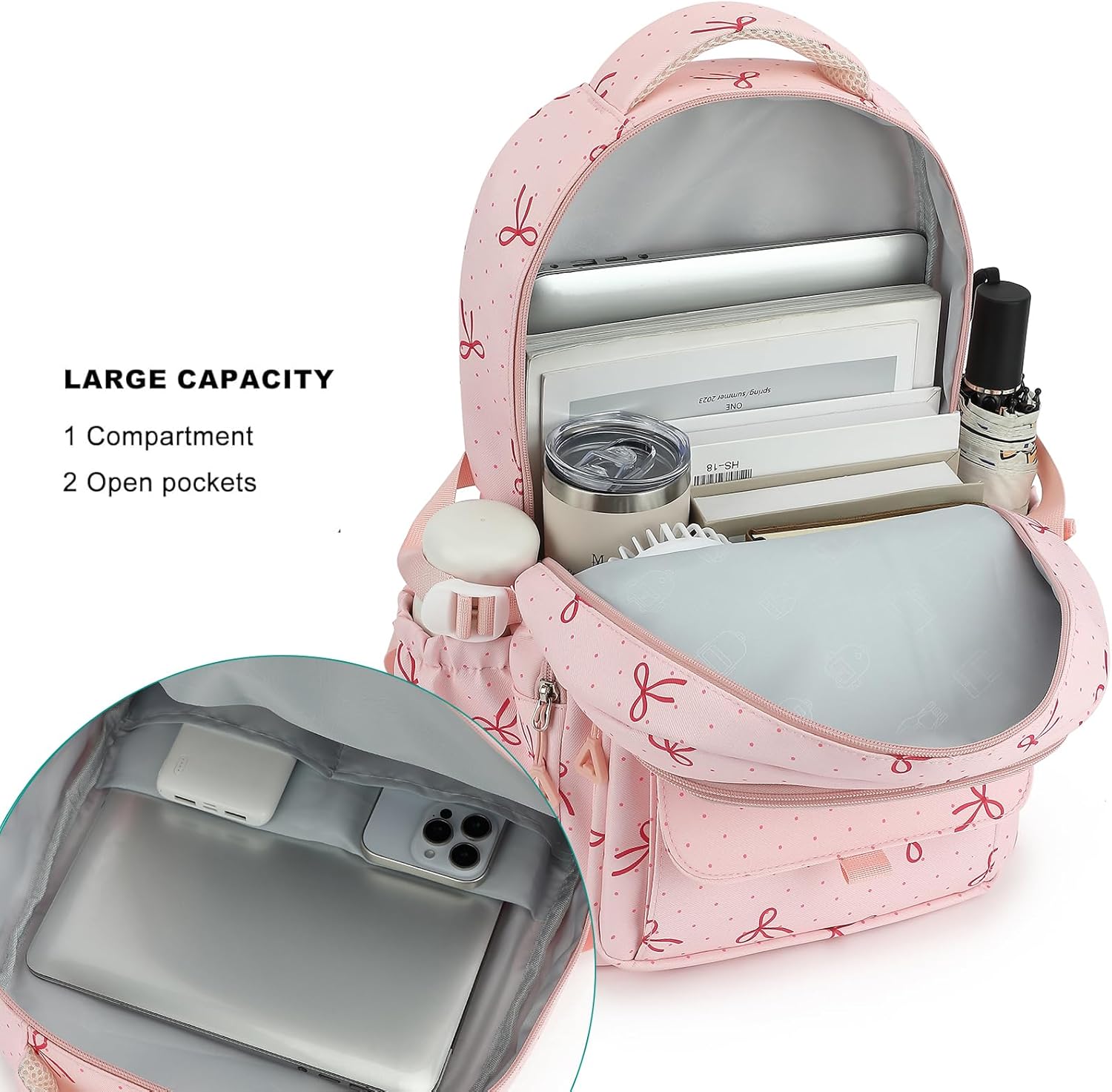Kids High Middle School Backpack for Girls