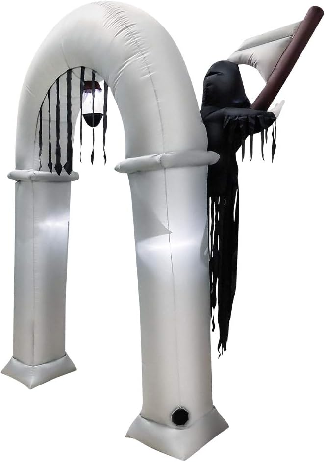 Halloween Inflatable Grim Reaper's Arch. 7.8 ft.