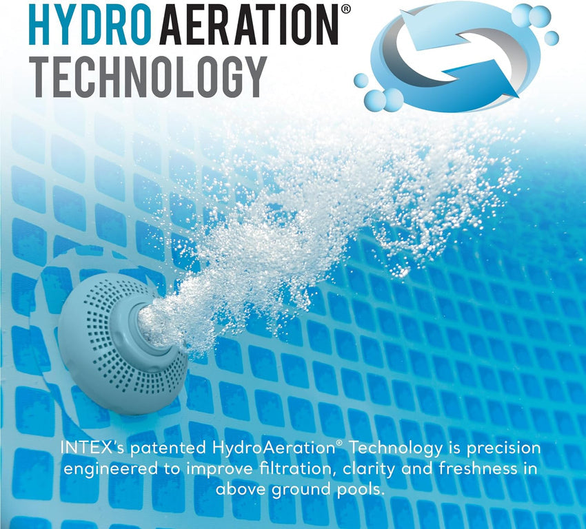 Rectangular Frame Above Ground Outdoor Swimming Pool Set with 1200 GPH Sand Filter Pump. Pool Cover and Ladder