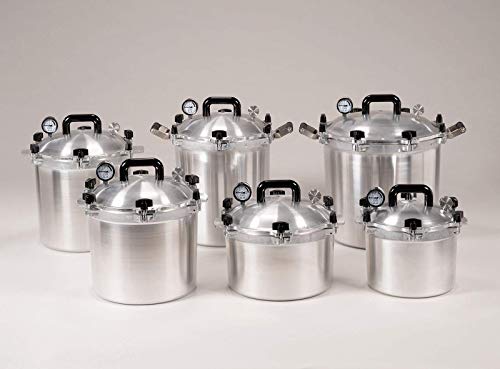 All American 930 Canner Pressure Cooker. 30 qt. Silver