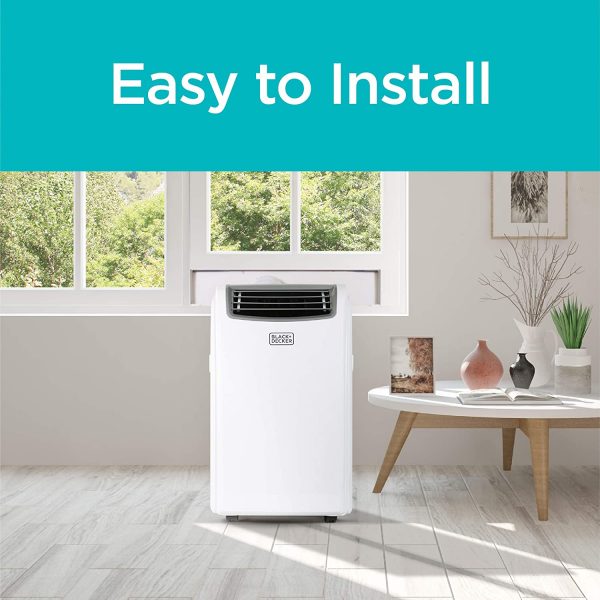 BLACK+DECKER 14.000 BTU Portable Air Conditioner with Heat and Remote Control. White