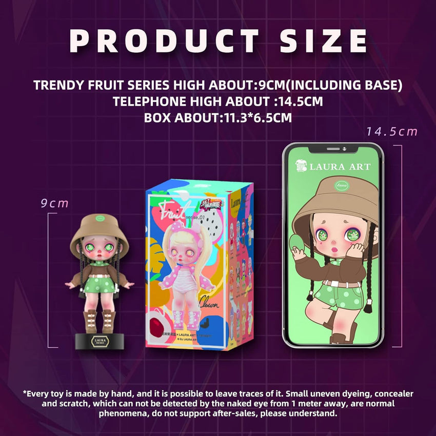 12-Pack Blind Box. Fashion Trendsetters Series Cute Blind Box Action Figures Popular Collectible Toys Birthday Halloween Christmas Gifts