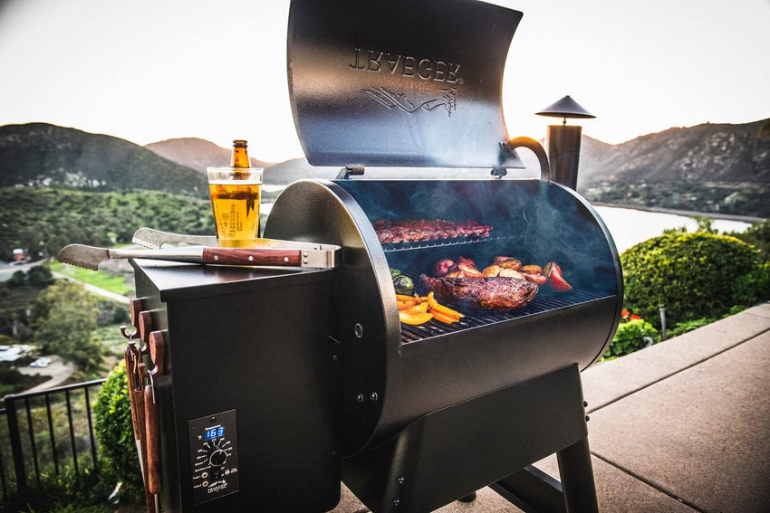 Traeger Grills Pro 22 Electric Wood Pellet Grill and Smoker. Bronze