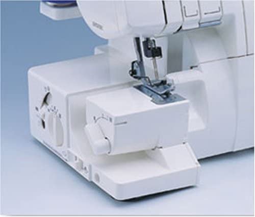 1034D Serger. Heavy-Duty Metal Frame Overlock Machine. 1.300 Stitches Per Minute. Removeable Trim Trap. 3 Included Accessory Feet