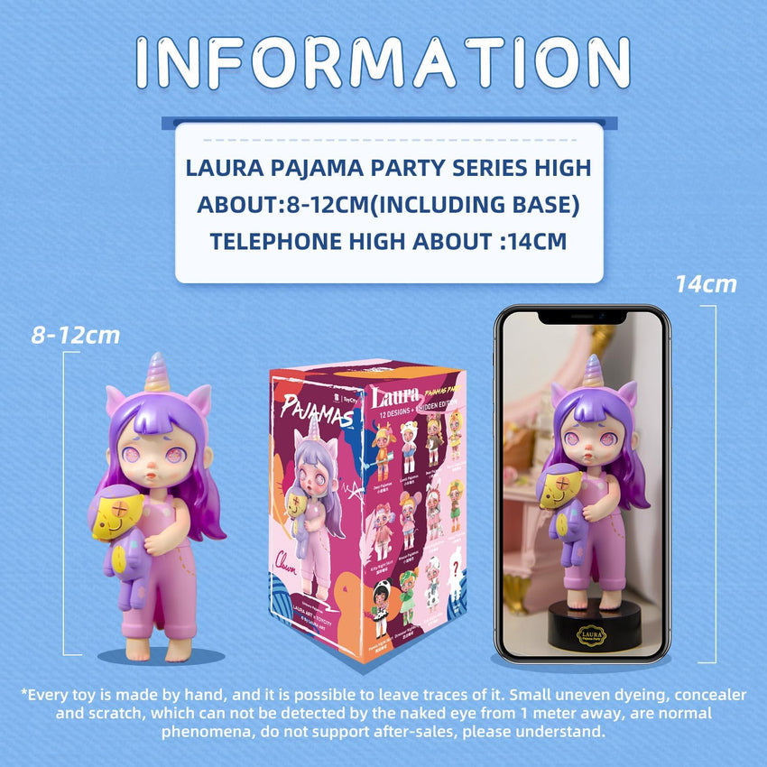 12-Pack Blind Box. Fashion Trendsetters Series Cute Blind Box Action Figures Popular Collectible Toys Birthday Halloween Christmas Gifts