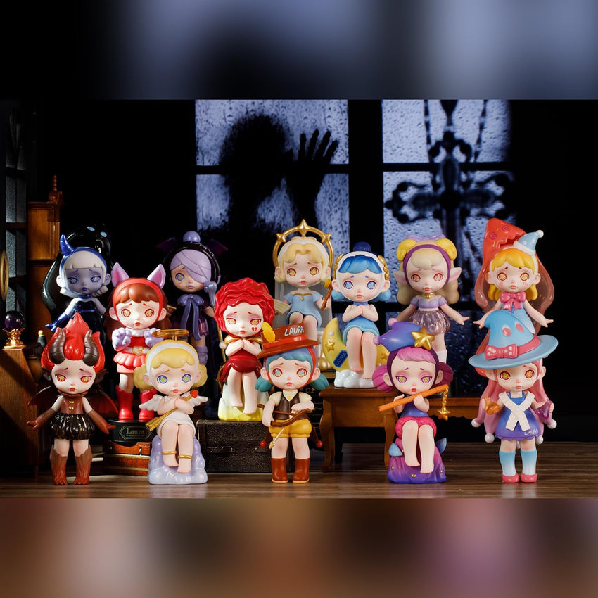 12-Pack Blind Box. Fashion Trendsetters Series Cute Blind Box Action Figures Popular Collectible Toys Birthday Halloween Christmas Gifts