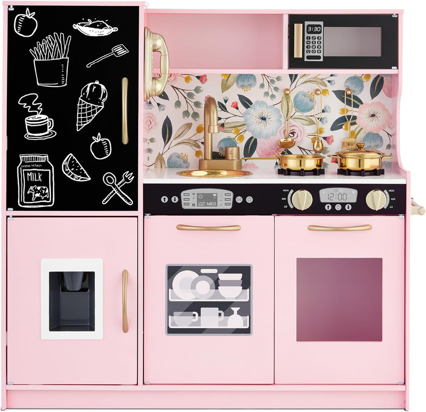 Best Pretend Kitchen Wooden Toy Set for Kids