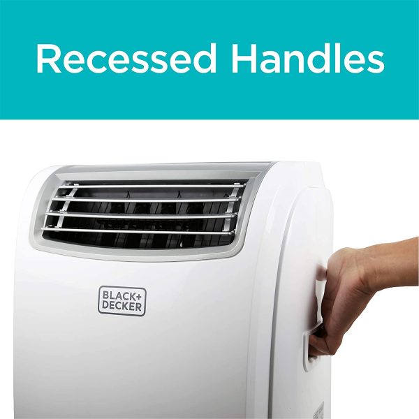 BLACK+DECKER 14.000 BTU Portable Air Conditioner with Heat and Remote Control. White