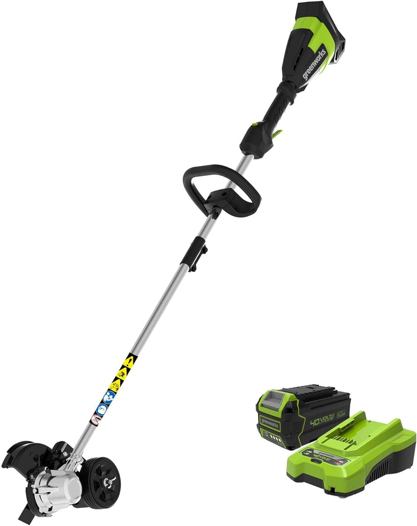 40V 8 Brushless Edger. 4.0Ah USB Battery and Charger Included