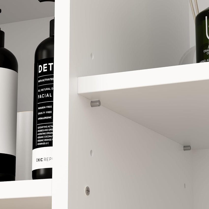 Storage cabinet with laundry basket. display cabinet